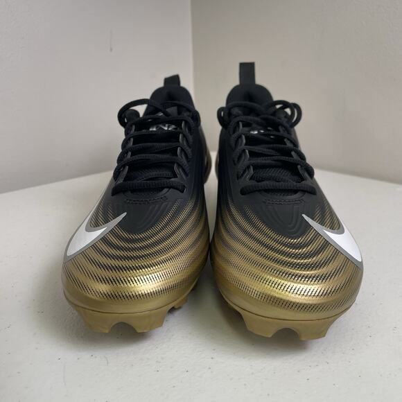 Nike Men Size 7.5 Soccer Cleats Black Gold New Open Box FB3303-003 Vapor Speed 3 - Picture 4 of 9